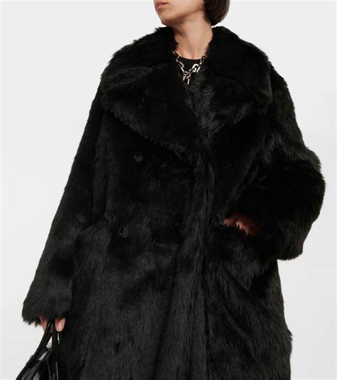 fur coat givenchy|Givenchy faux fur.